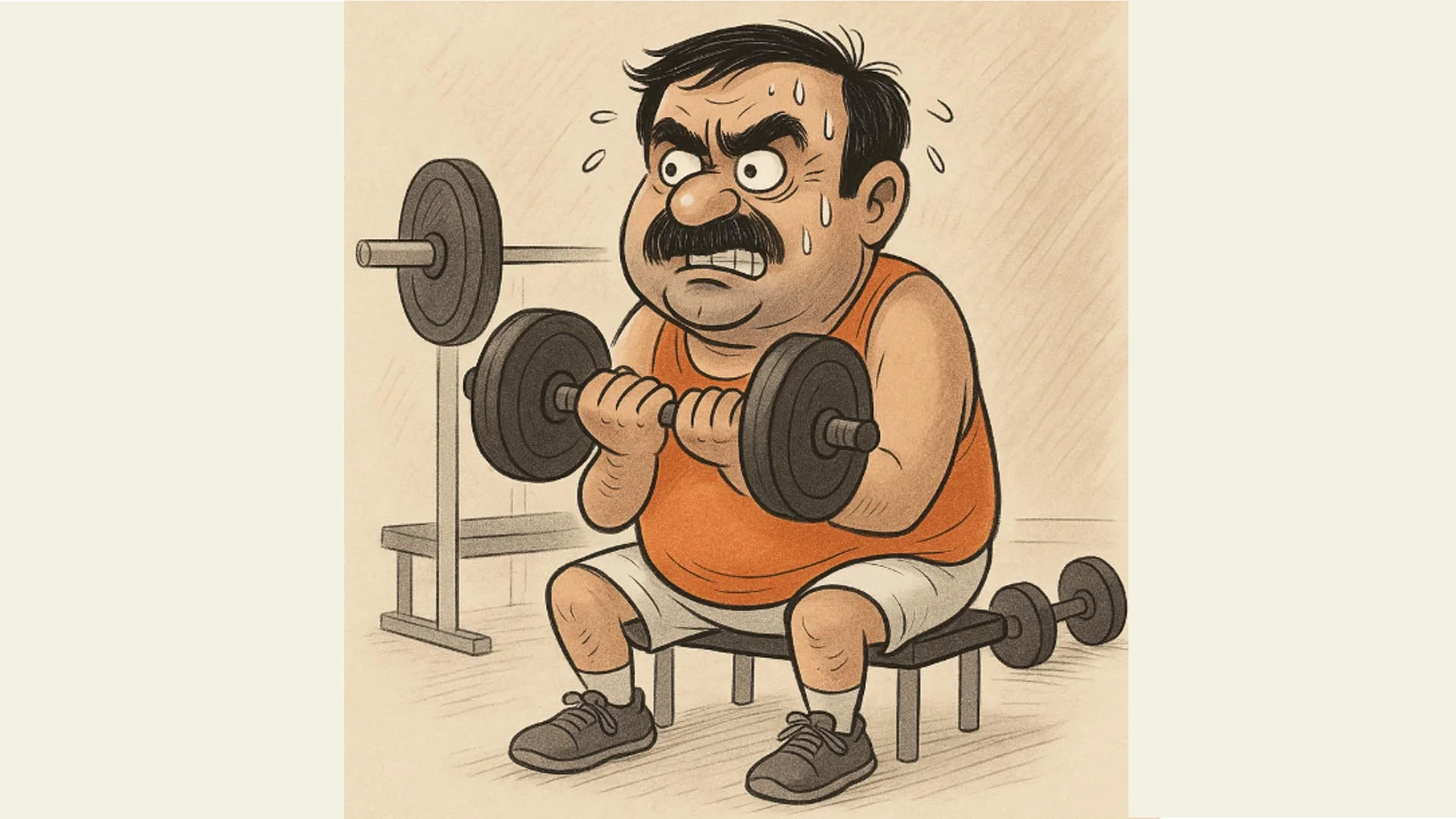 PehlaPanna - तीर-ए-नजर : जिम में जाते हैं जिला कप्तान, पसीने पार्टी के छूट रहे , Pehla Panna