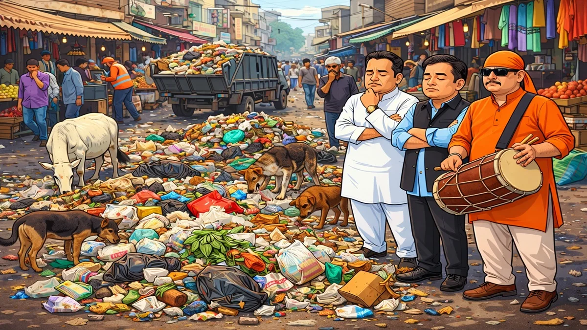 Panipat News : बाजारों में कचरे पर प्रधानों की आंखें क्यों बंद, सरकार के ही ढोल क्यों बजा रहे , Pehla Panna